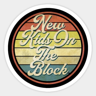 vintage vibes NKOTB Sticker